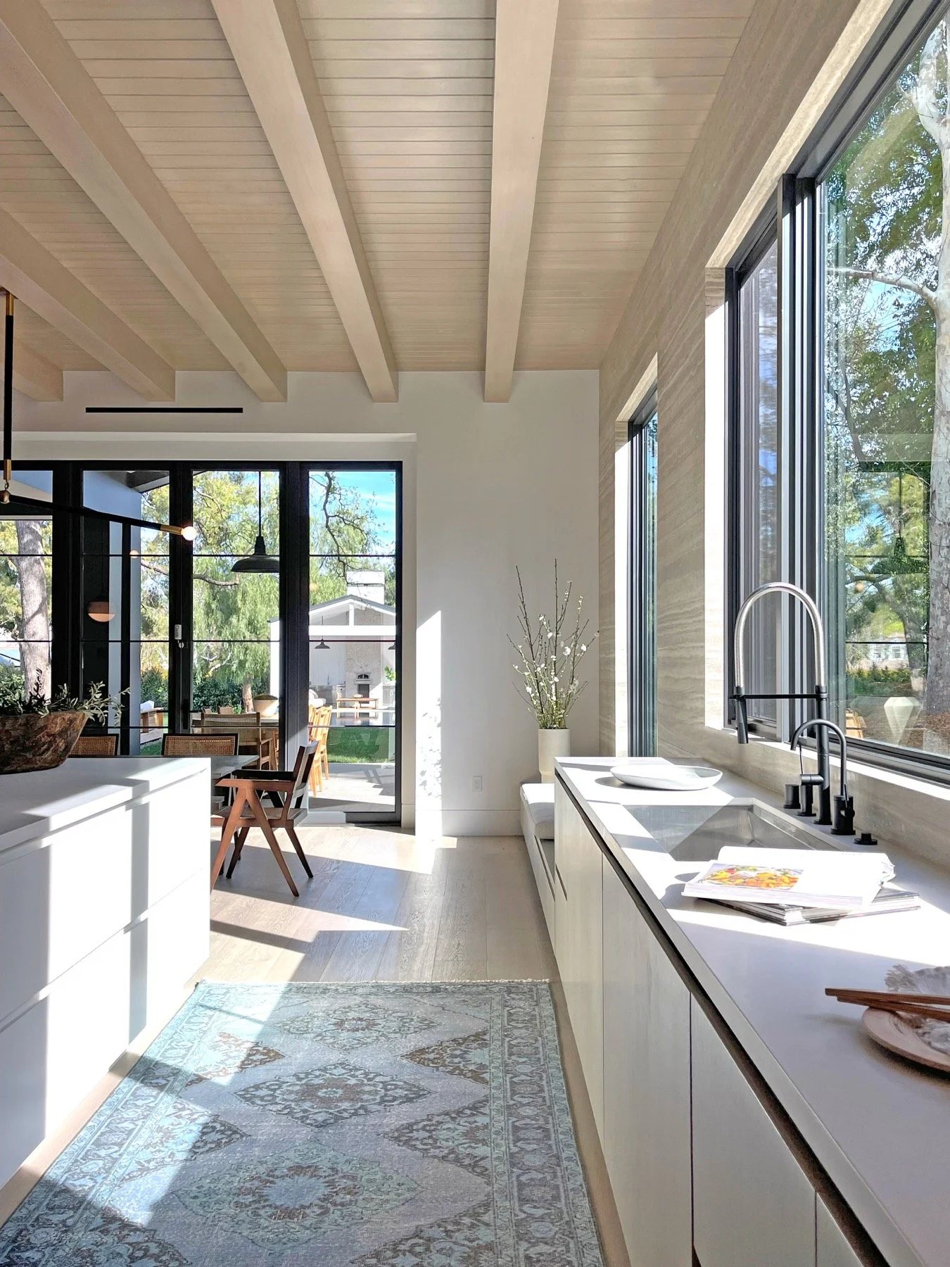 thinkpure interior detail, natural materials and clean lines